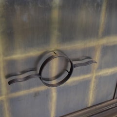 Bronze Sheet Credenza Arturo Pani for Muller 1960s Hotel Reforma Mexico City