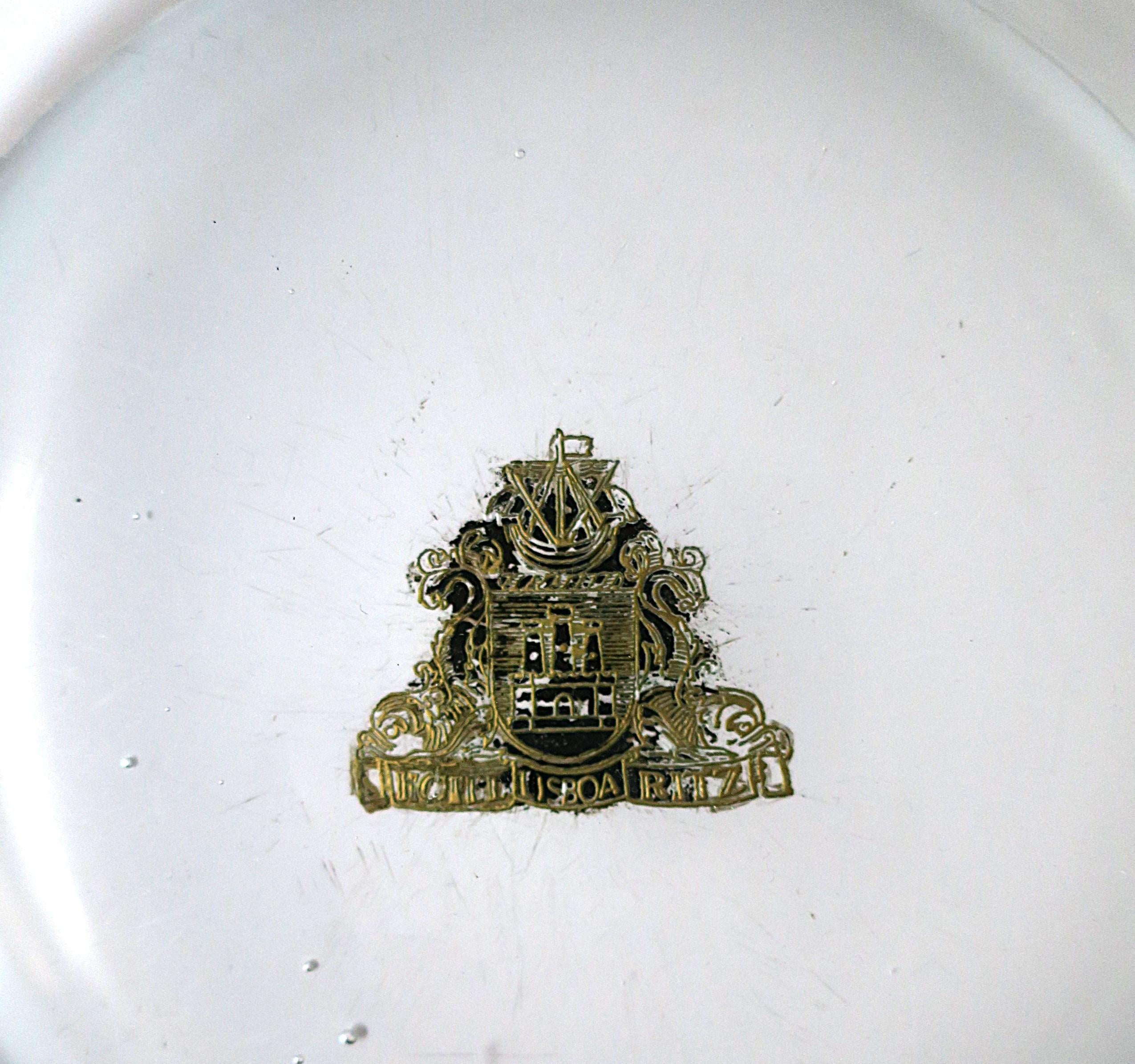 Hotel Ritz Lisboa Catchall Cristal Vide-Poche, Grande en venta 5