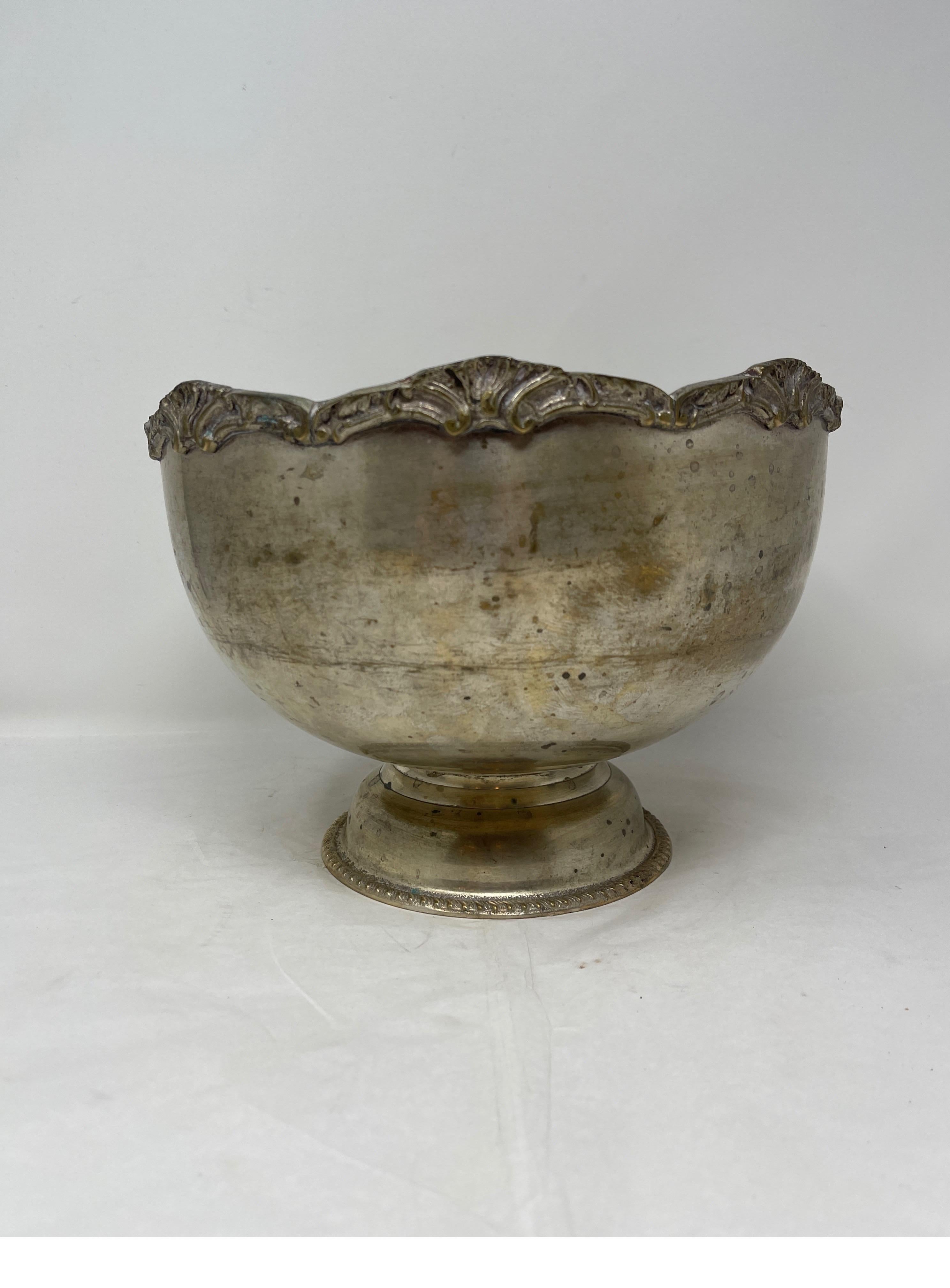 French Hotel Silver Champagne Bowl