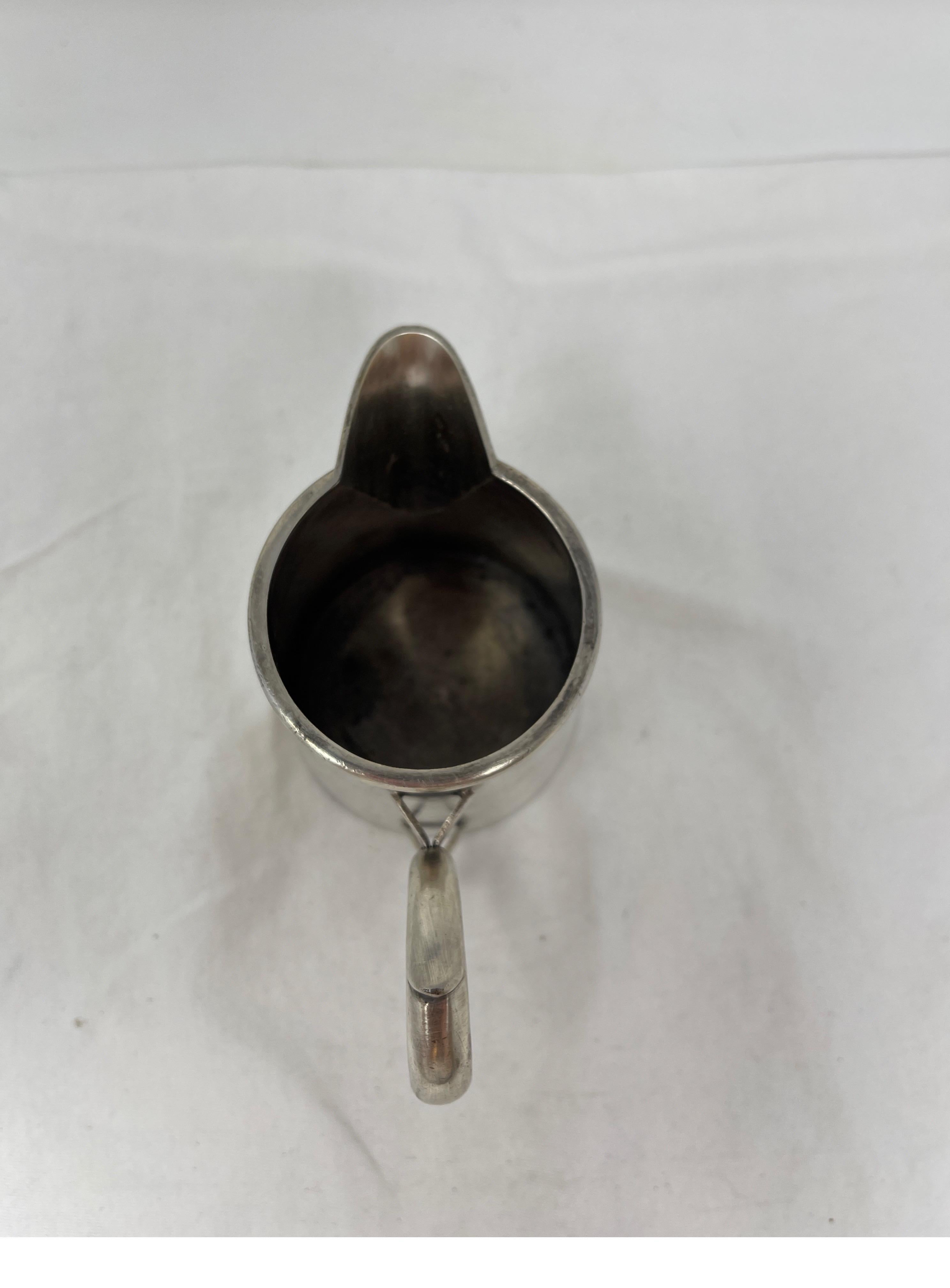 Hotel Silver Creamer In Good Condition For Sale In Houston, TX