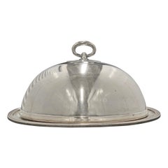 Hotel Silver Food Dome with Tray