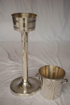 Hotel Silver French Champagne Bucket with Stand