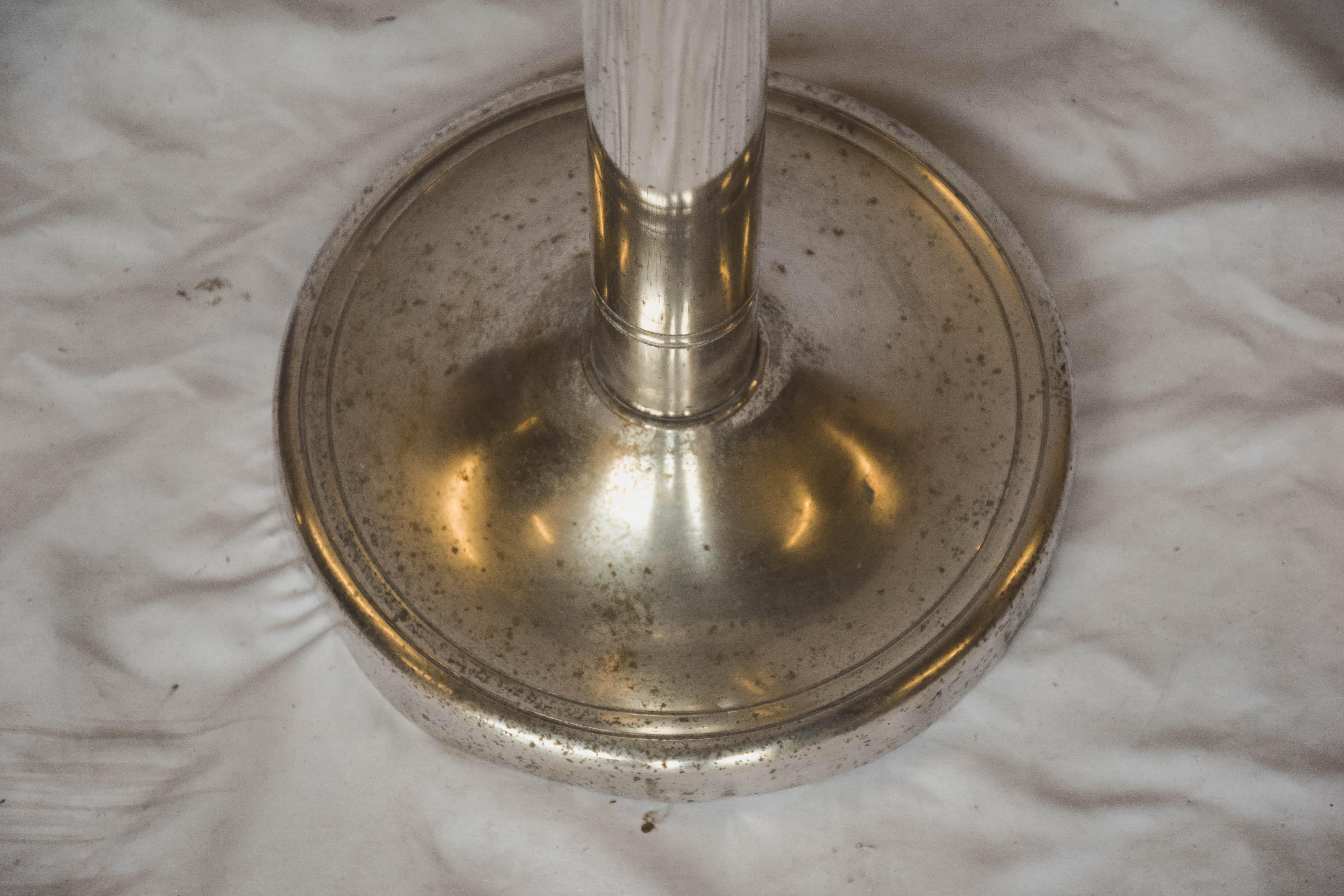 Hotel Silver French Champagne Bucket with Stand In Good Condition In Houston, TX