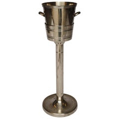 Hotel Silver French Champagne Bucket with Stand