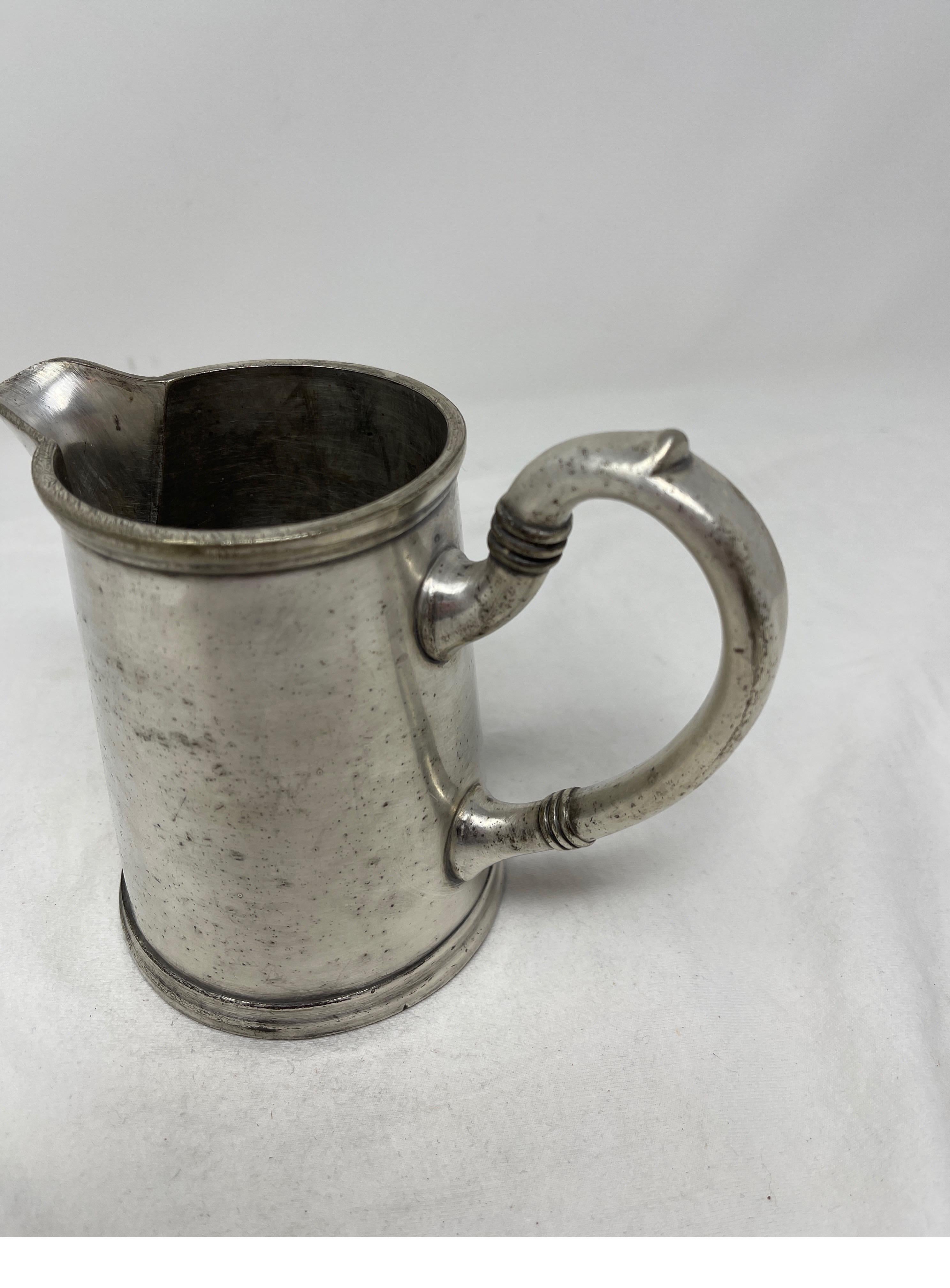 Silver Plate Hotel Silver Pitcher 19th Century  For Sale