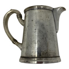 Antique Hotel Silver Pitcher 19th Century 