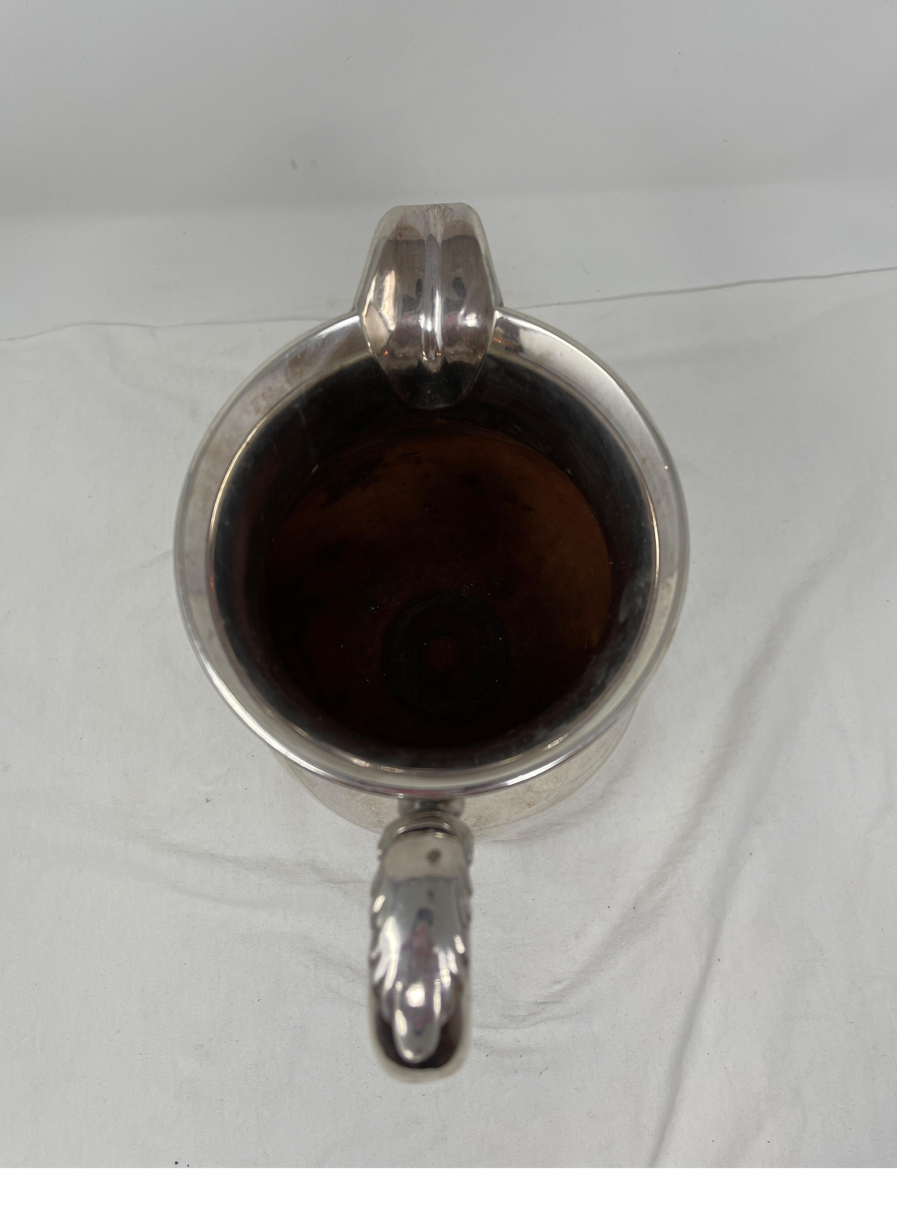 Silver Plate Hotel Silver Pitcher For Sale