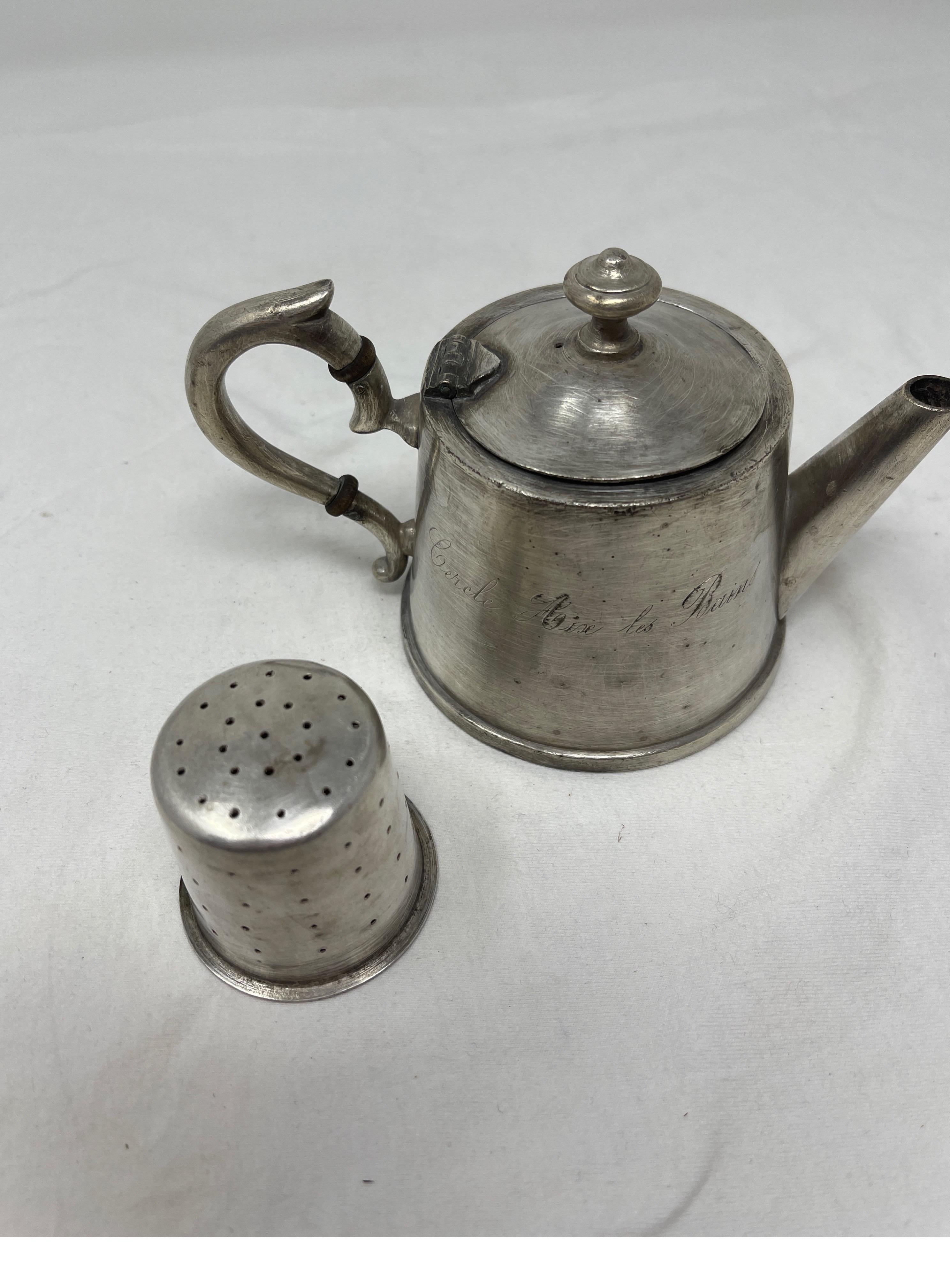 Hotel Silver Tea Pot  5