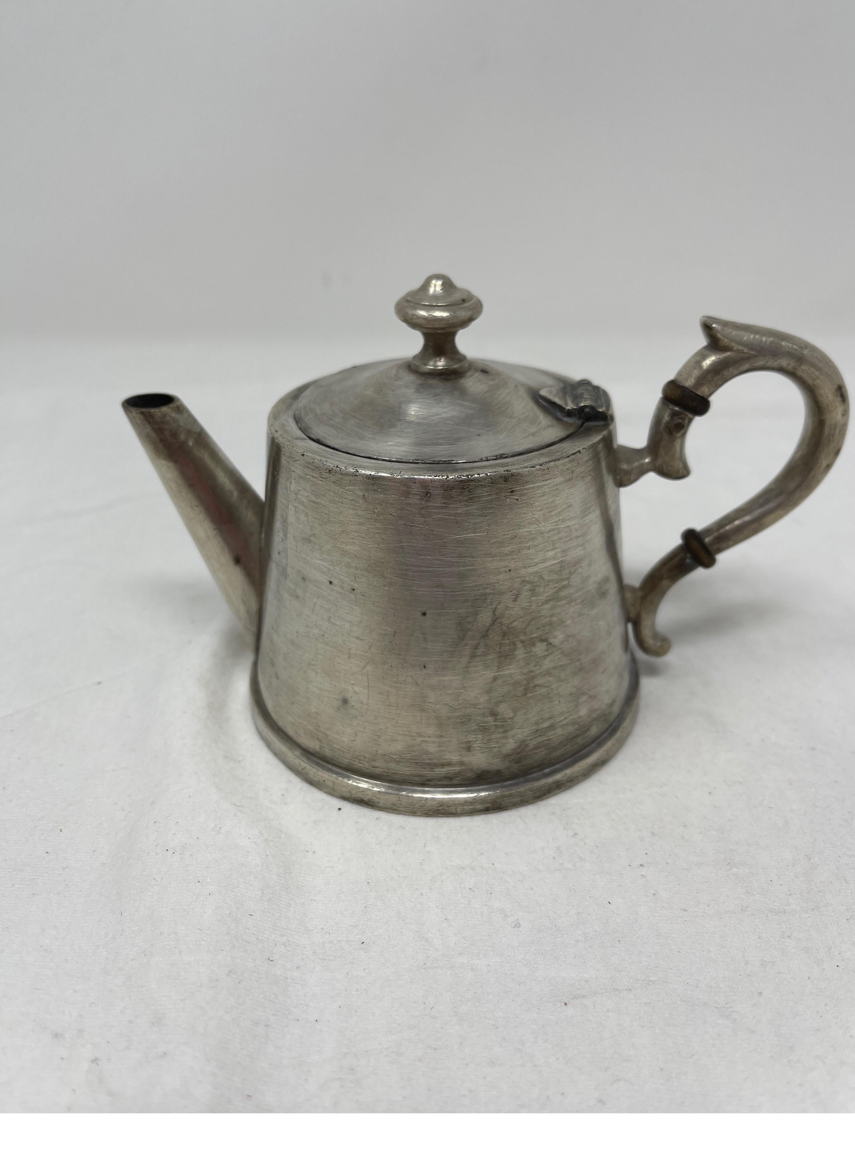 French Hotel Silver Tea Pot 