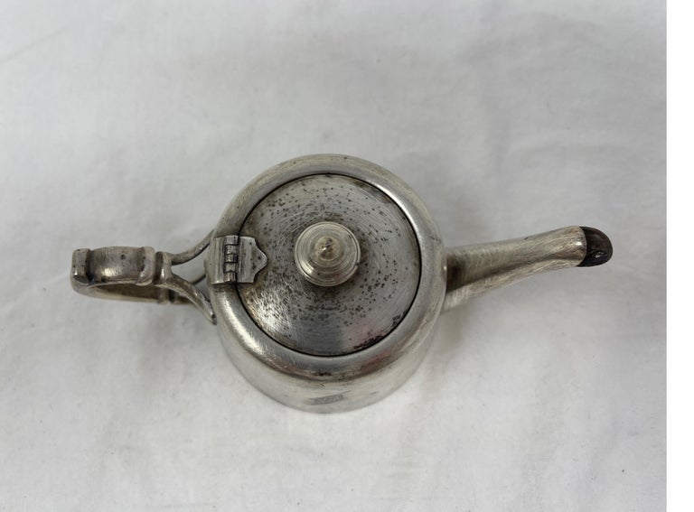 French Hotel Silver Tea Pot For Sale
