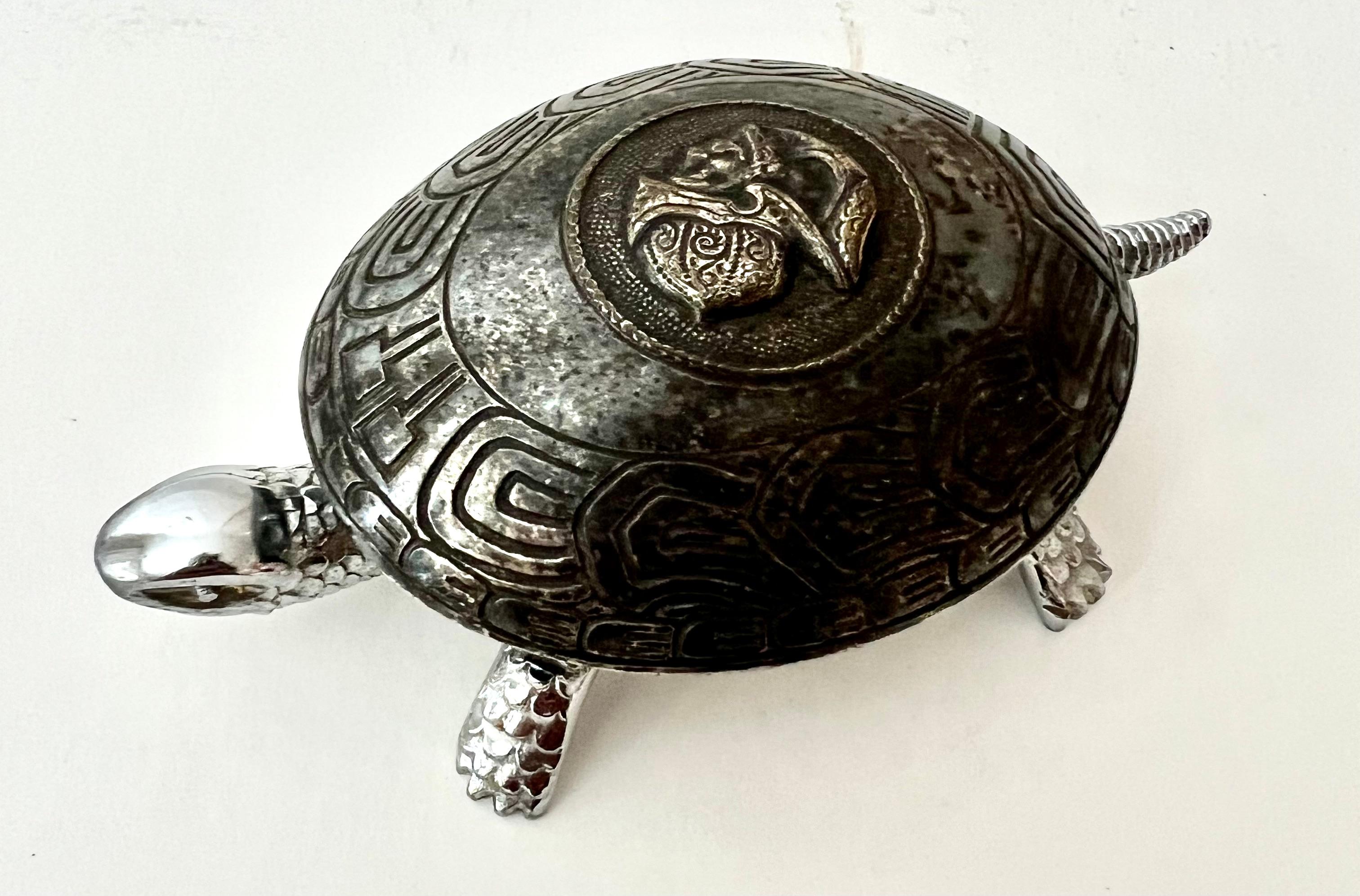 Cast Hotel Turtle Bell by BOJ Eibar Head and Tail Ring When Pressed For Sale