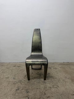 Hothouse Canada Custom Welded Steel Side or Occasional Chair, 1990s