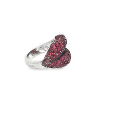 Hotlips Ruby Pavé Ring by Solange Azagury-Partridge