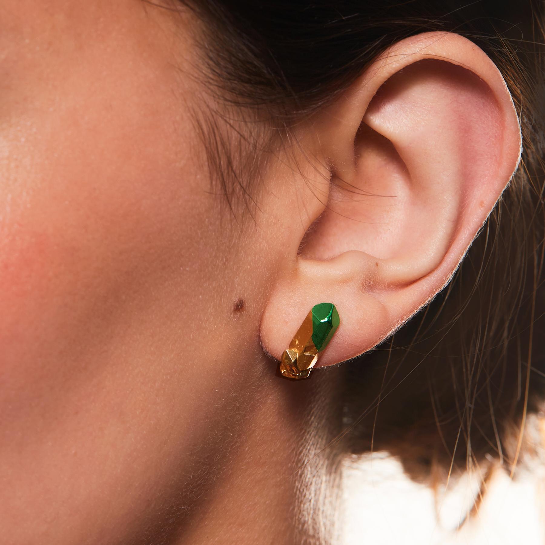 HotRocks Alchemy, orecchini con perno in oro 18ct Fairmined Vermeil - Citrus In condizioni Nuovo in vendita a London, GB