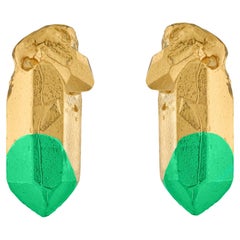 HotRocks Alchemy, orecchini con perno in oro 18ct Fairmined Vermeil - Citrus