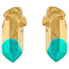 HotRocks Alchemy - Orecchini con perno in vermeil d'oro 18ct Fairmined - Greene & Greene