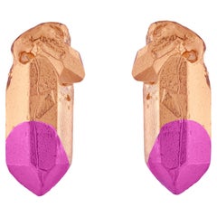 HotRocks Alchemy, orecchini in oro rosa 18ct Fairmined Vermeil - Rosa
