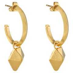 HotRocks Alchemy - Orecchini a cerchio con charm in oro giallo 18 ct.
