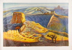 Houhua Huang Paesaggio Olio Originale Su Tela "All'Alba"