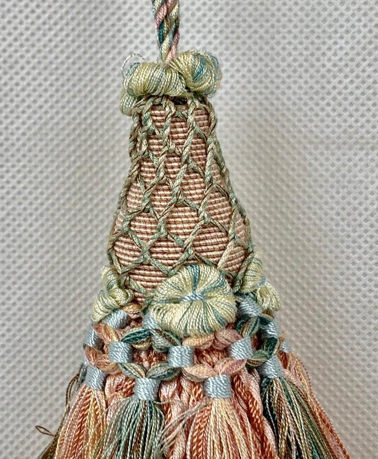 French Houles of Paris Passmenterie Key Tassel in Peach