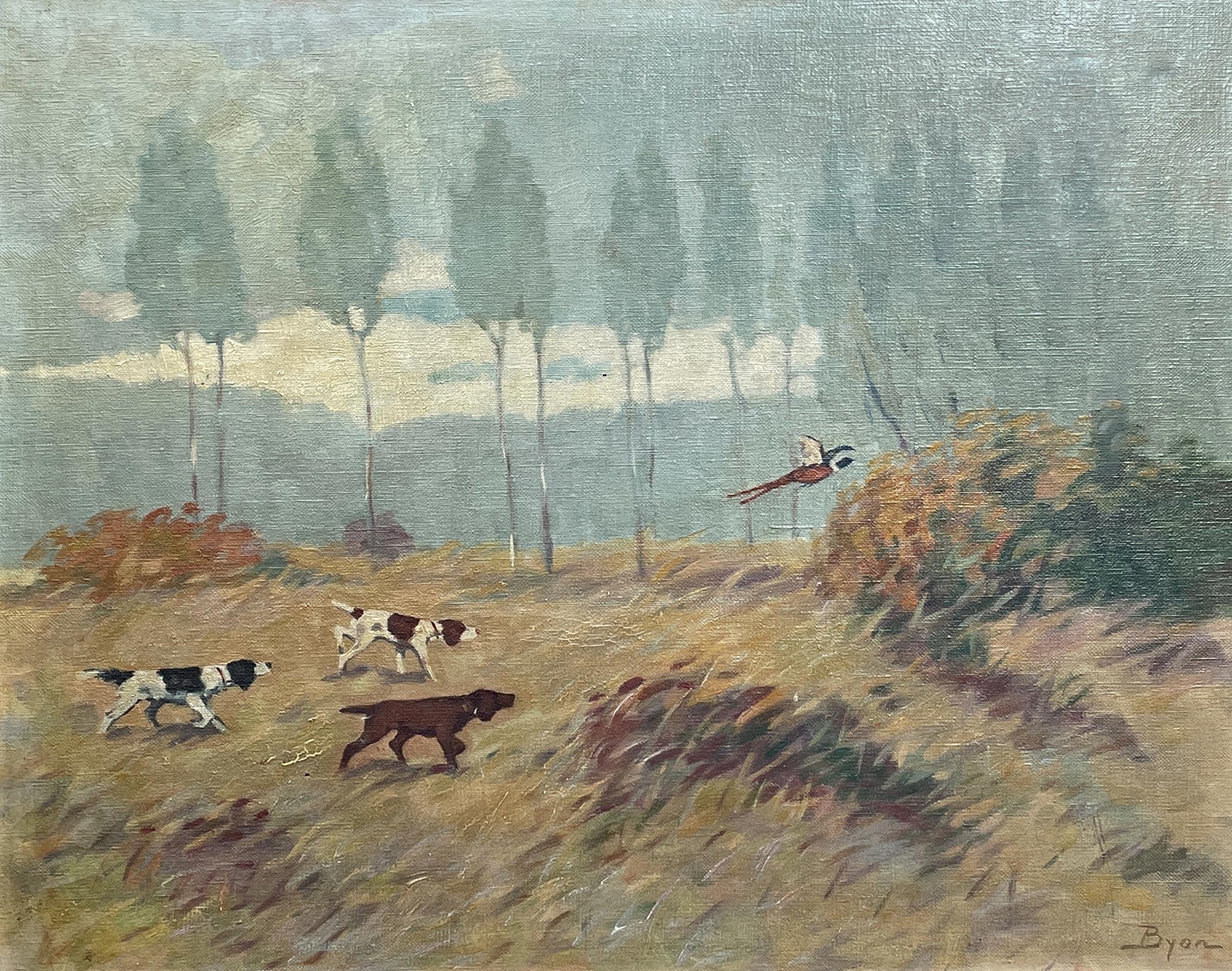 Hounds and Pheasant, Constant Freiher Byon, 1910 For Sale 10