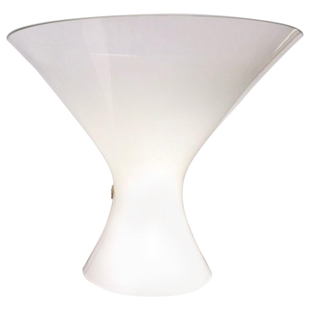 Hourglass Blown Glass Table Lamp, Italy, 1970s-1980s
