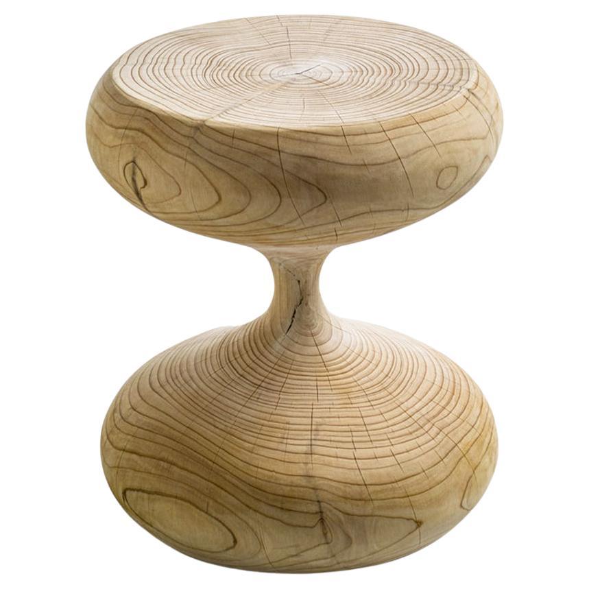 Sgabello Clessidra in Cedro