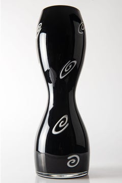 Hourglass Glass Vase by Shafaq Malik for Barovier & Toso