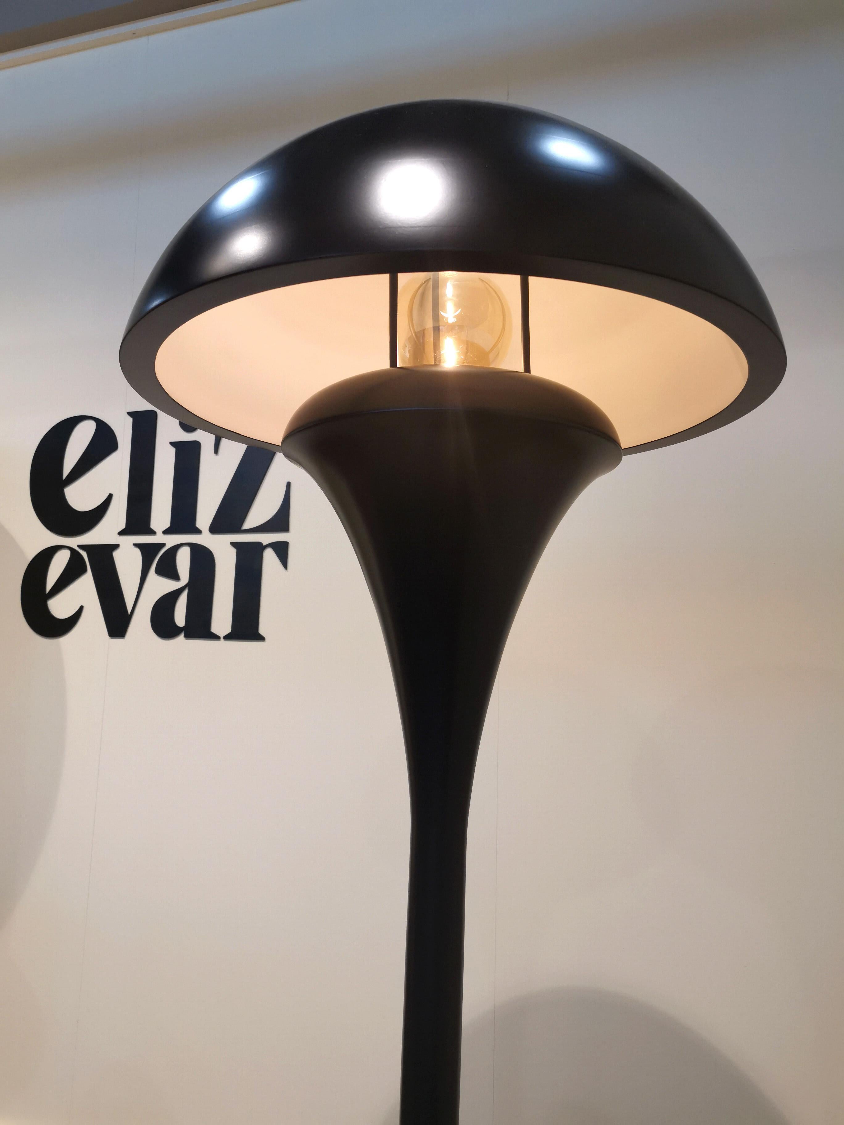 Modern Hourglass Lamp, Wooden Contemporary Floor Lamp by Eliz Evar For Sale