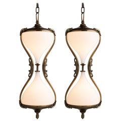 Hourglass Pendant by Bruno Chiarini, Italy, circa 1950