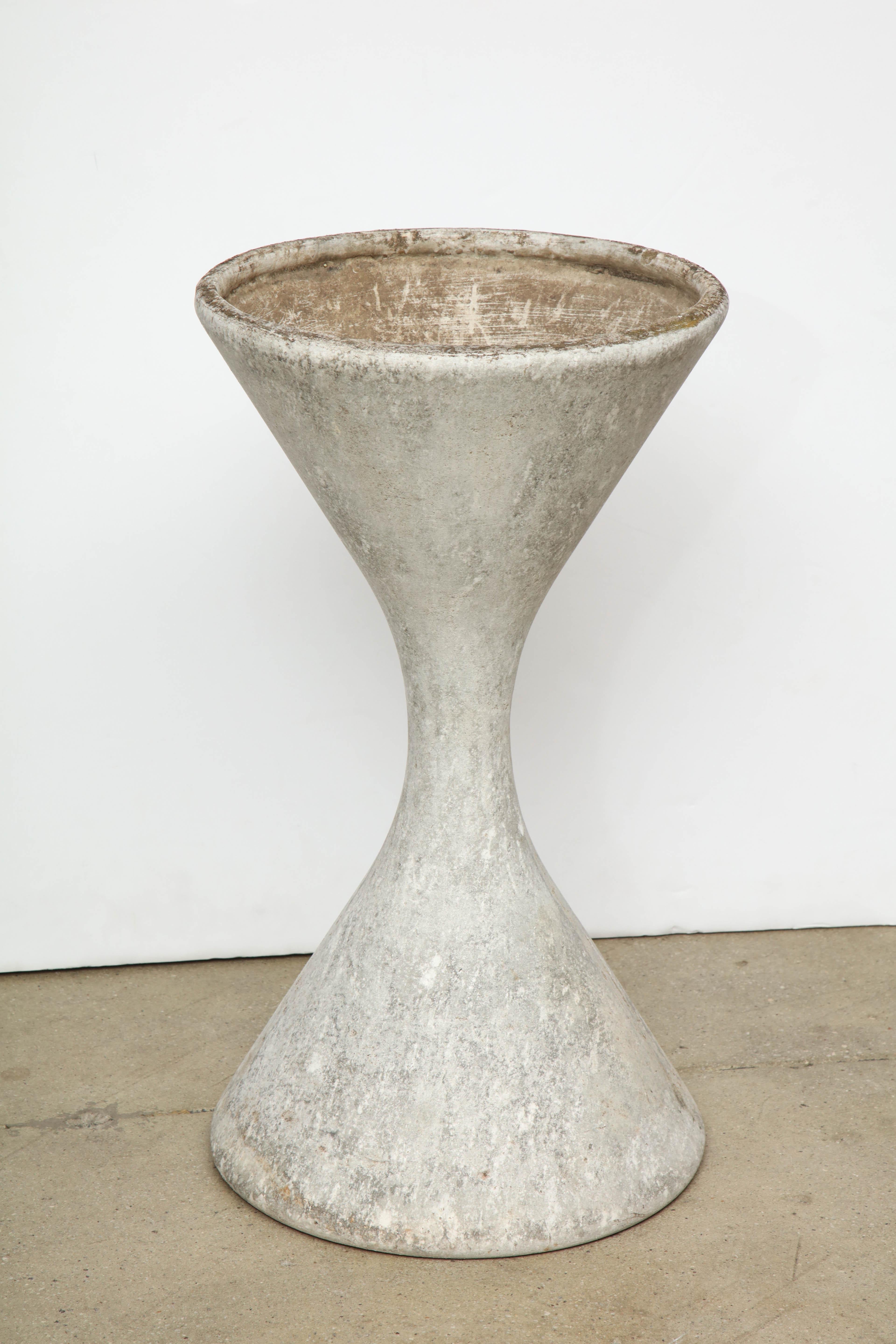 20th Century Hourglass Planter by Willy Guhl