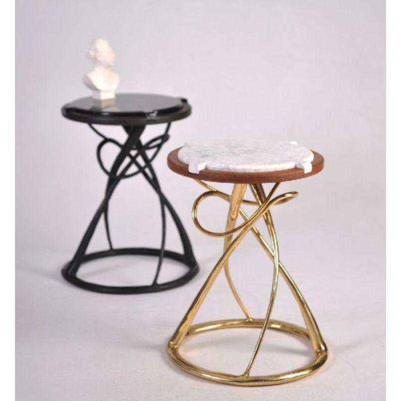 Contemporary Hourglass Side Table by Masaya For Sale
