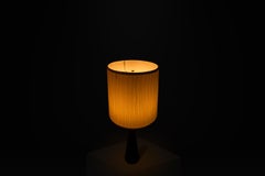 Lámpara de Sobremesa Reloj de Arena en Nogal Atribuida a Phillip Lloyd Powell , EEUU, Años 60