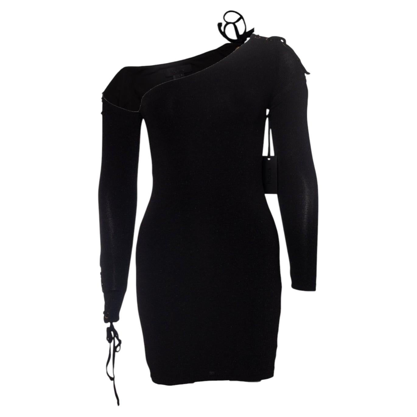 Hours, sparkle mini dress with laces