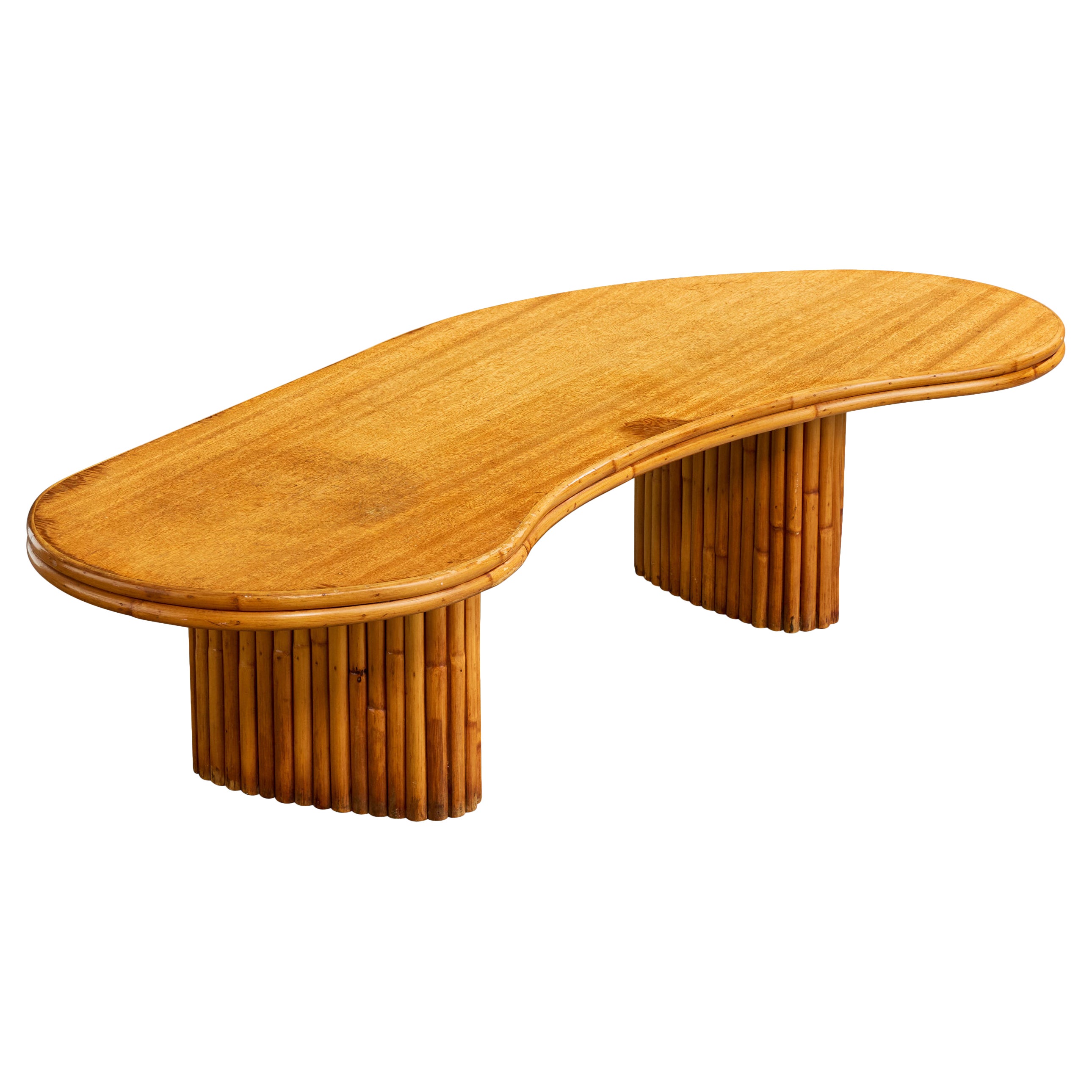 Maison et jardin, table basse, bambou, Wood, USA, années 1950