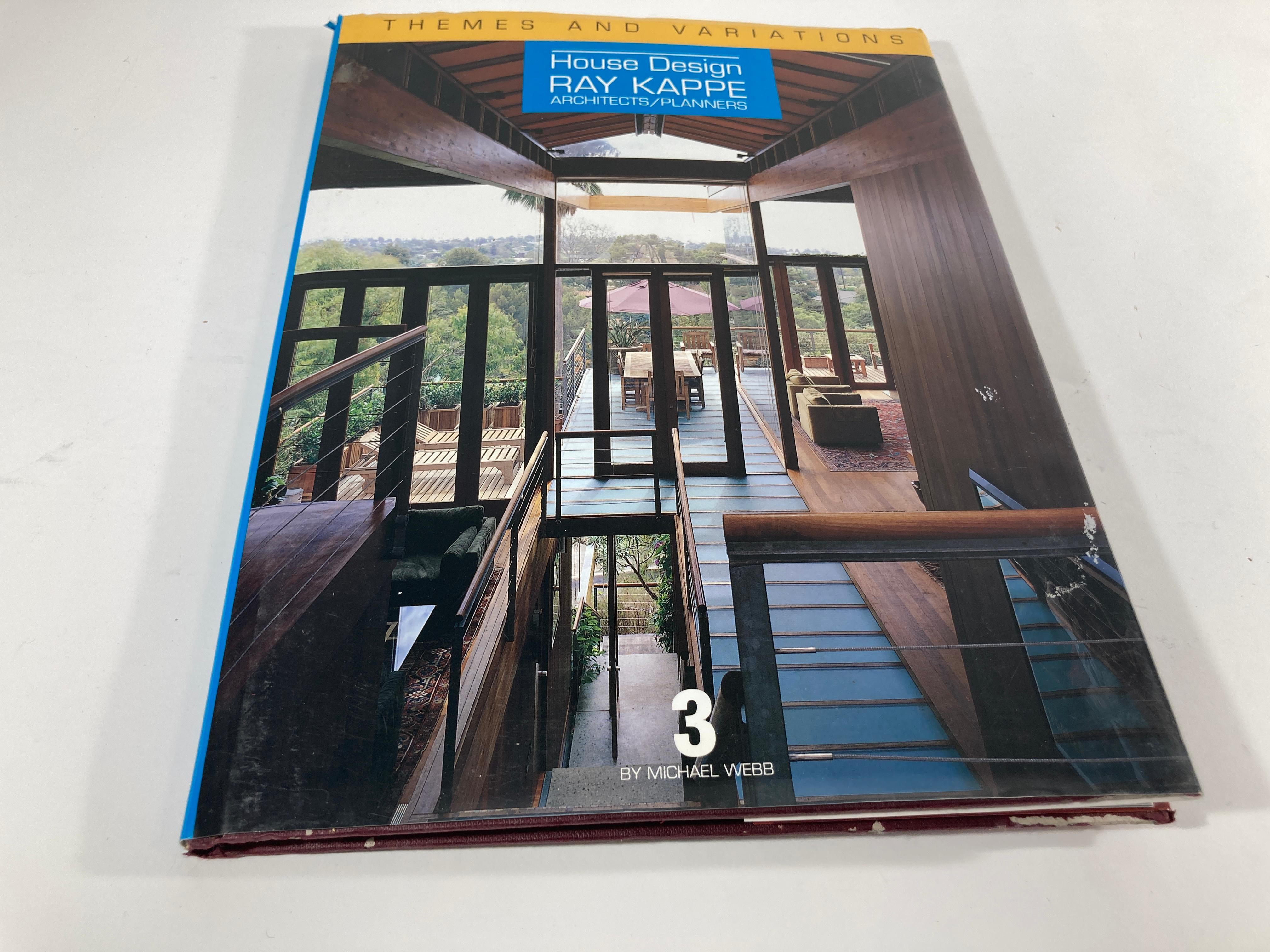 House Design By Ray Kappe: Architects/Planners (Themes And Variations 3)
By Michael Webb.
Ray Kappe is a master of interlocking spaces and carefully modulated light.
Format/Binding Hardcover
Book Condition Used - Fine
Jacket Condition
Fine