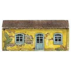 Vintage House Facade Paperweight, Italy, Mid-20th Century