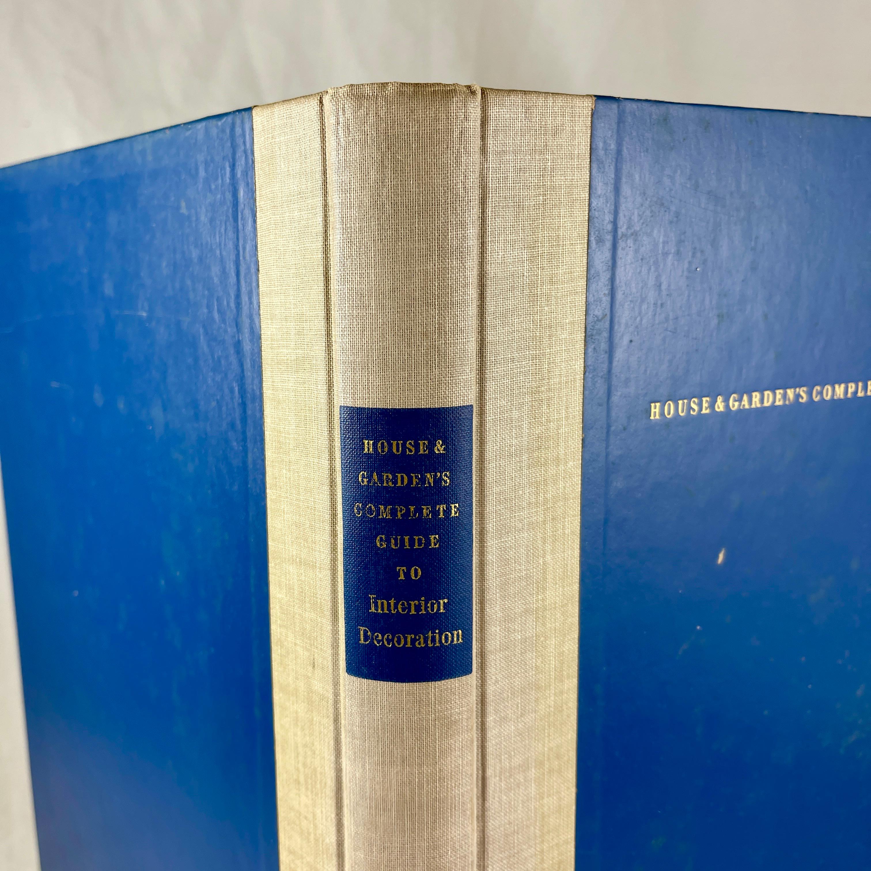 Américain Guide complet de la décoration intérieure de House & Garden, livre relié - 1953 en vente