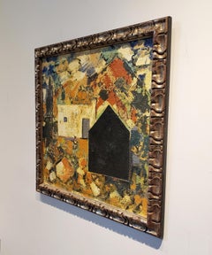 House in Southern Spain Landscape by Artist Jacques Lamy