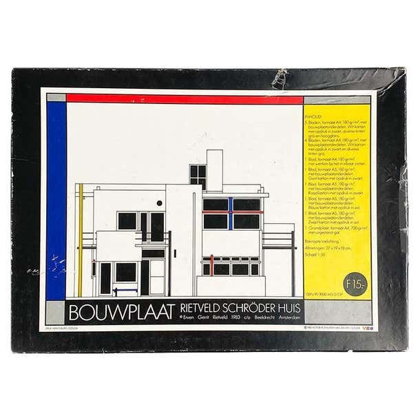Eli Rietveld House Model Rietveld Schröder House, 1983 For Sale at 1stDibs