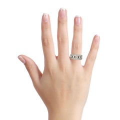 House of Baguettes 1.00 Carat 18 Karat Gold Diamond Fashion Statement Ring