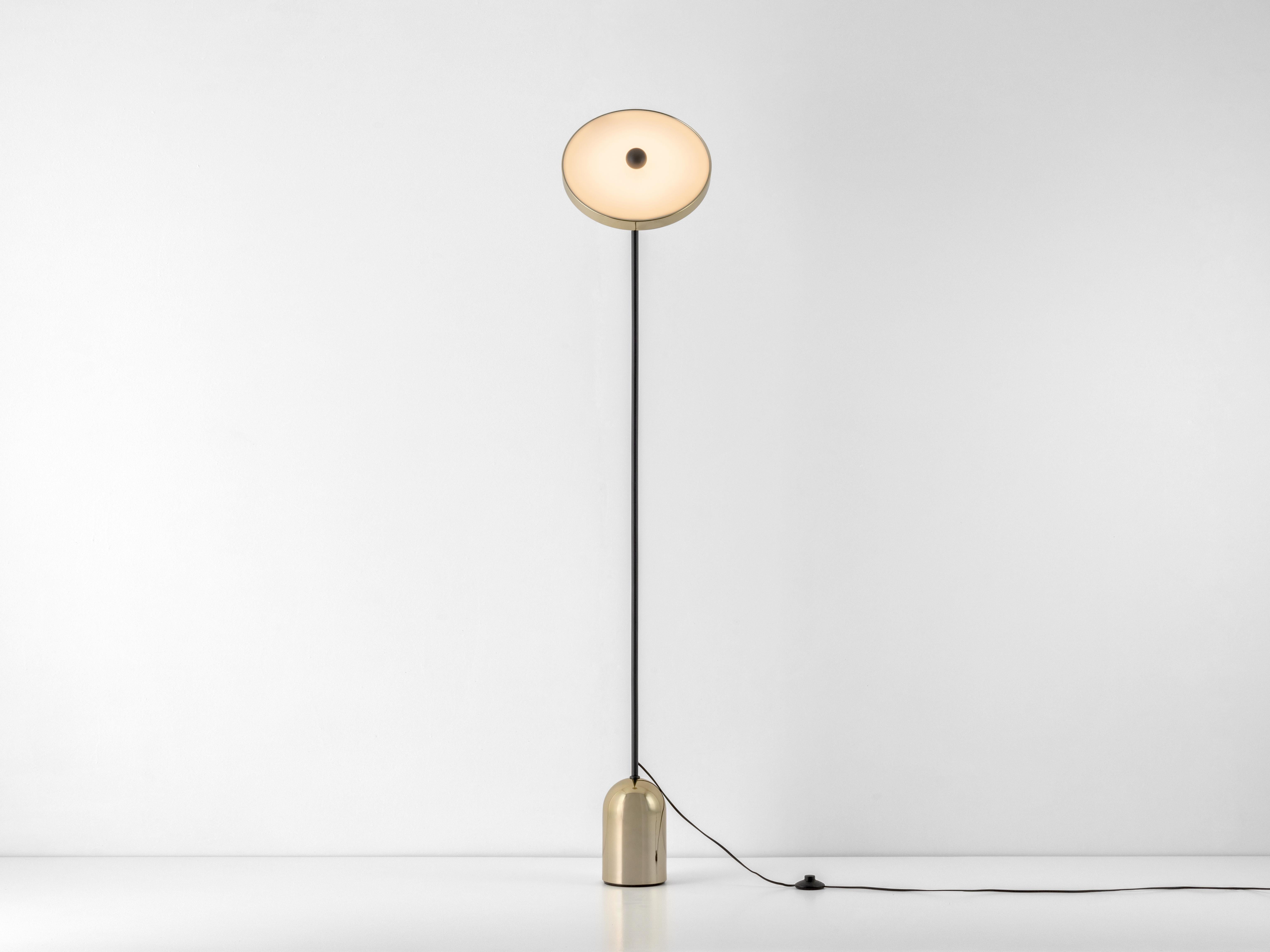 Mid-Century Modern Houseof Brass Uplighter Floor Lamp For Sale