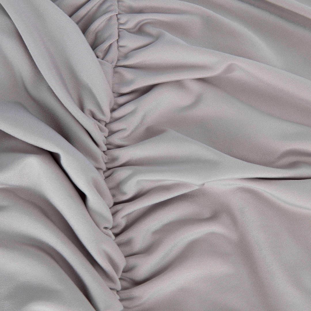 House of CB Beige Ruched Knot Detail Dress Size M Neuf - En vente à London, GB