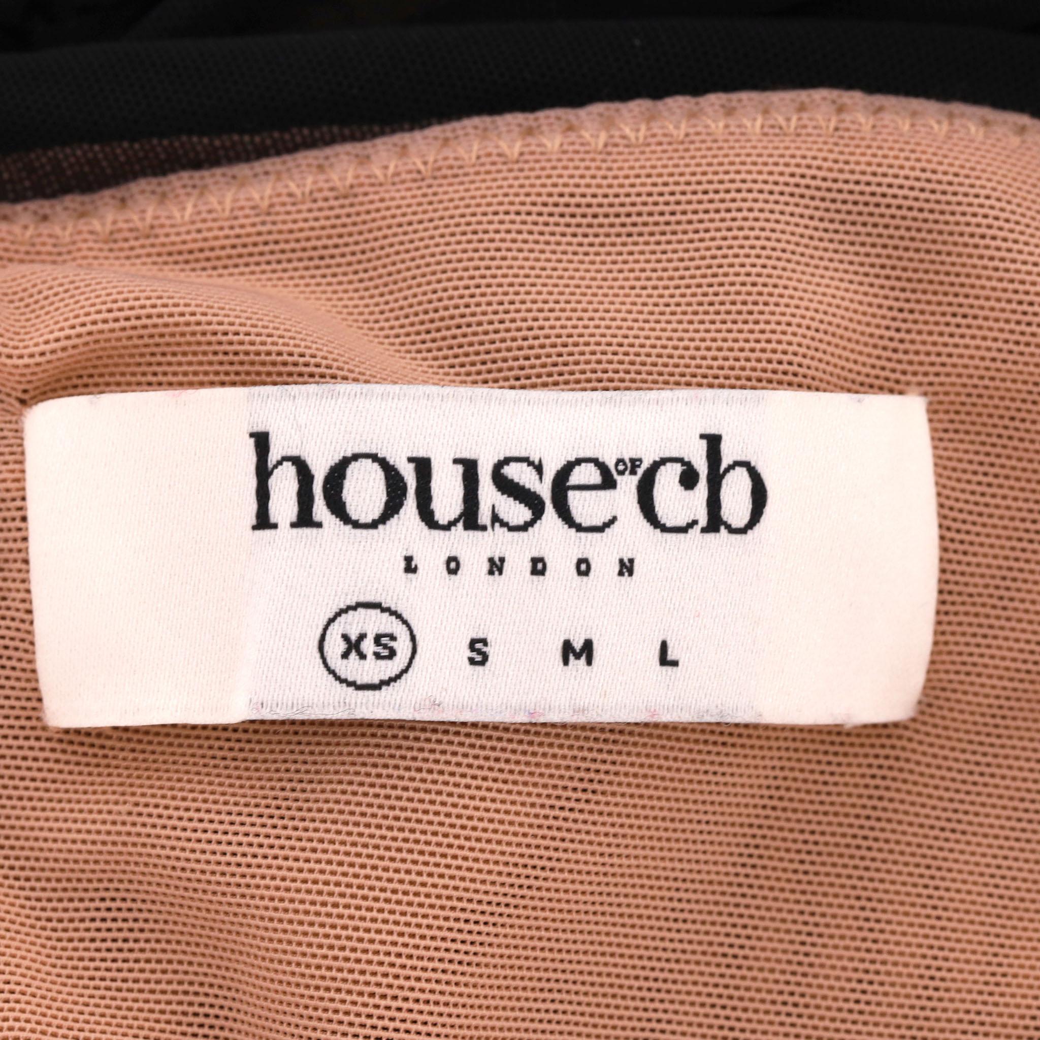 House Of CB - Vestito midi con taglio e increspatura in vendita 1
