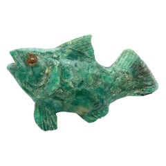 House of Diamonds Rare Collectible 500+Carat Emerald Fish