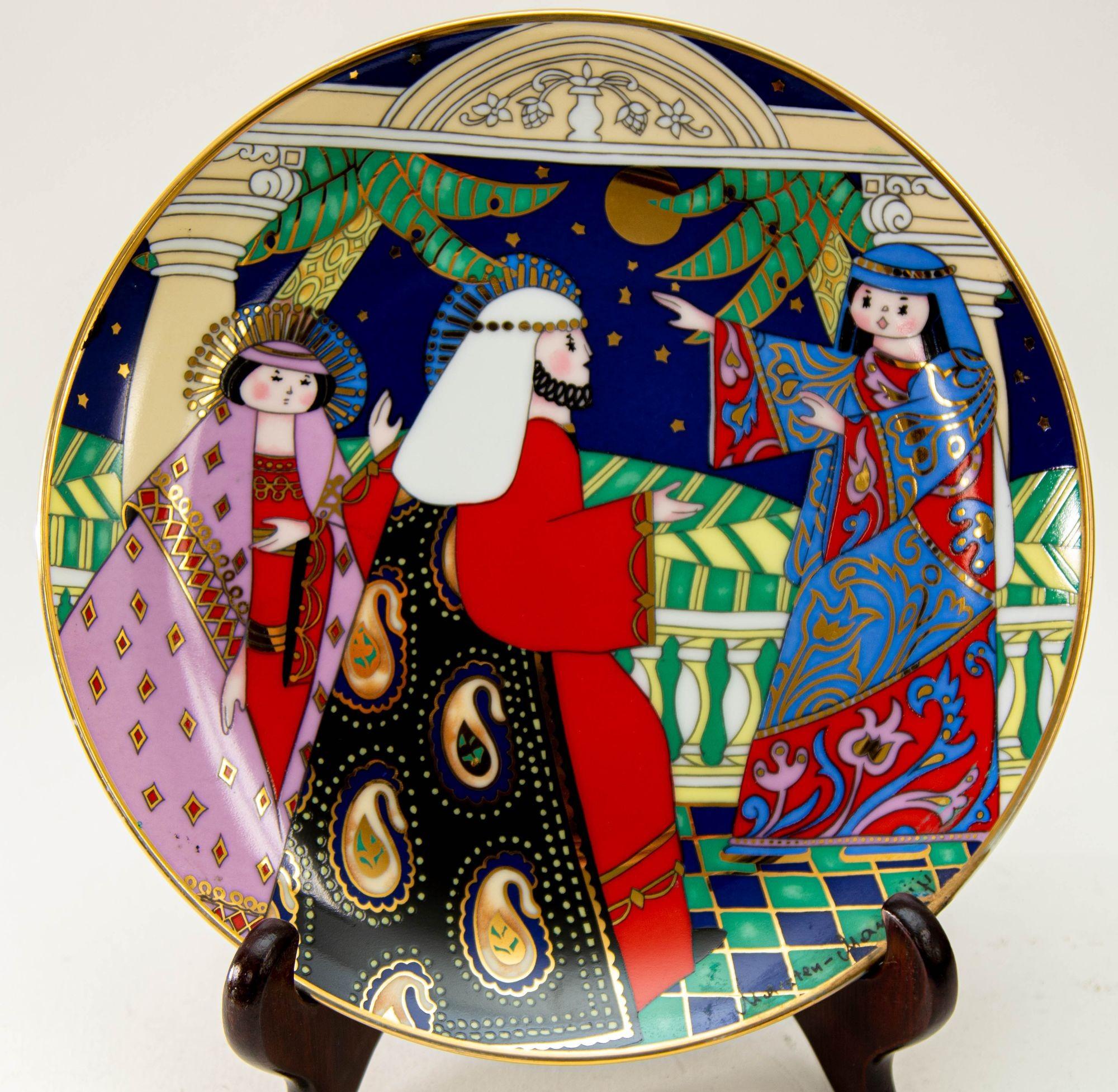 Folk Art House of Faberge Collector Plate 