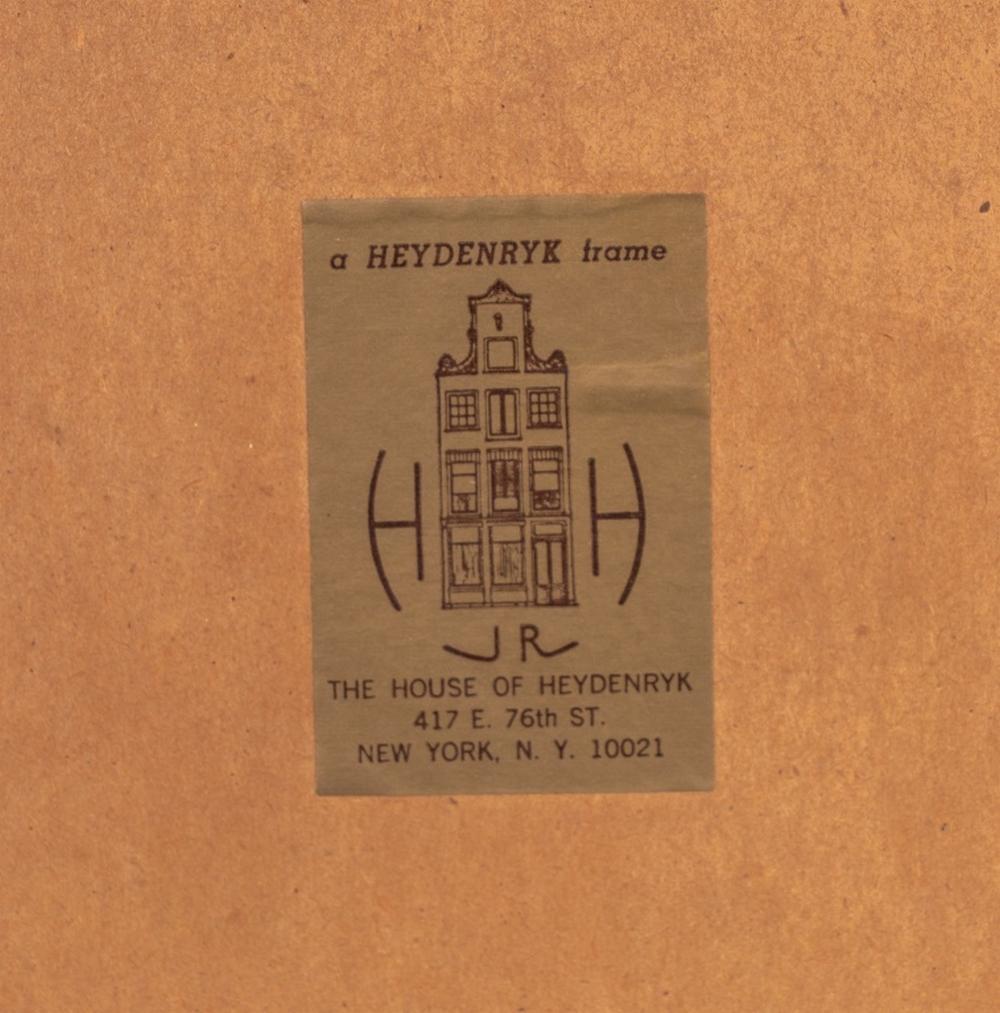 XIX secolo Specchio con cornice in legno dorato di House of Heydenryk in vendita