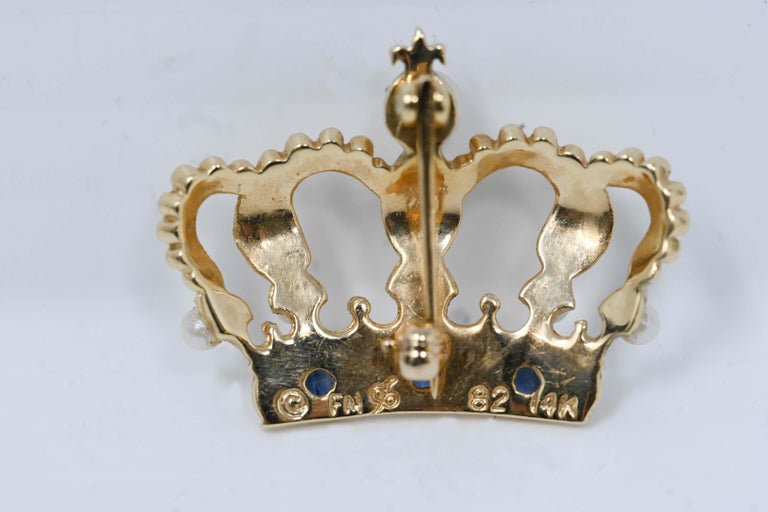 House of Igor Carl Faberge for Franklin Mint 14k Brooch For Sale at