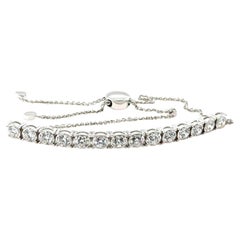 House of K Dor 18ct Gold Diamond Tennis Tassel Bracelet – 1.32ct
