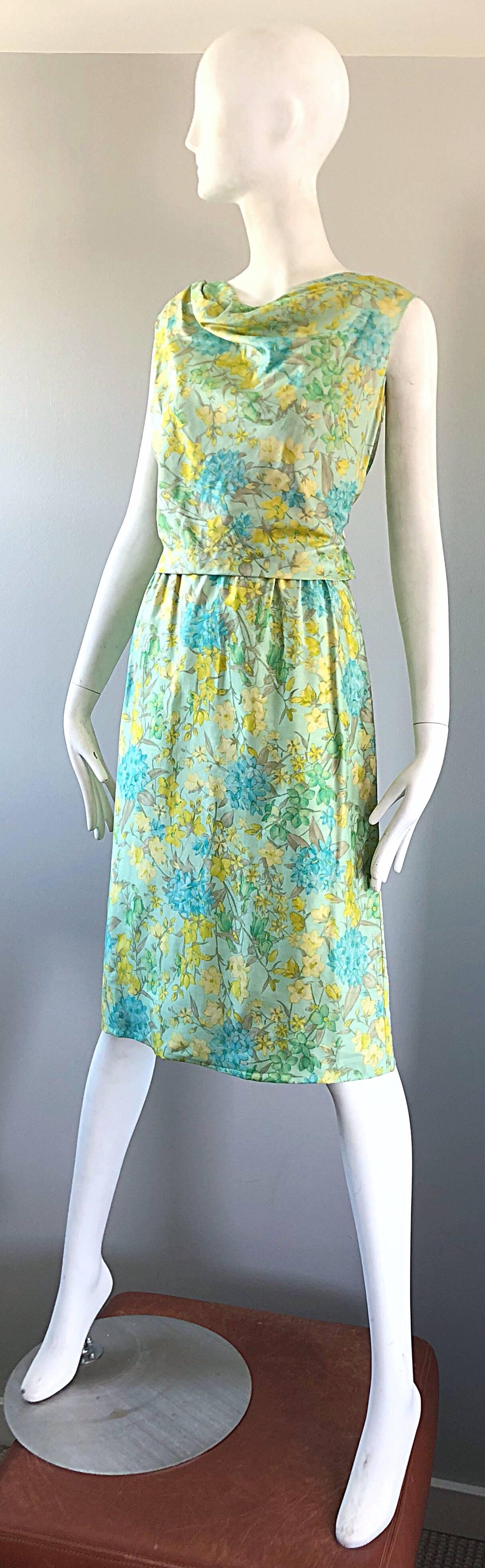 60s silk dress